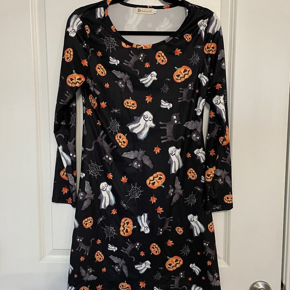 For G and L Women's Halloween Costume Long Sleeve Midi Dress Size S - Picture 6 of 6
